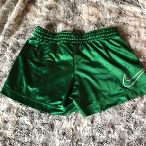 Nike green athletic shorts